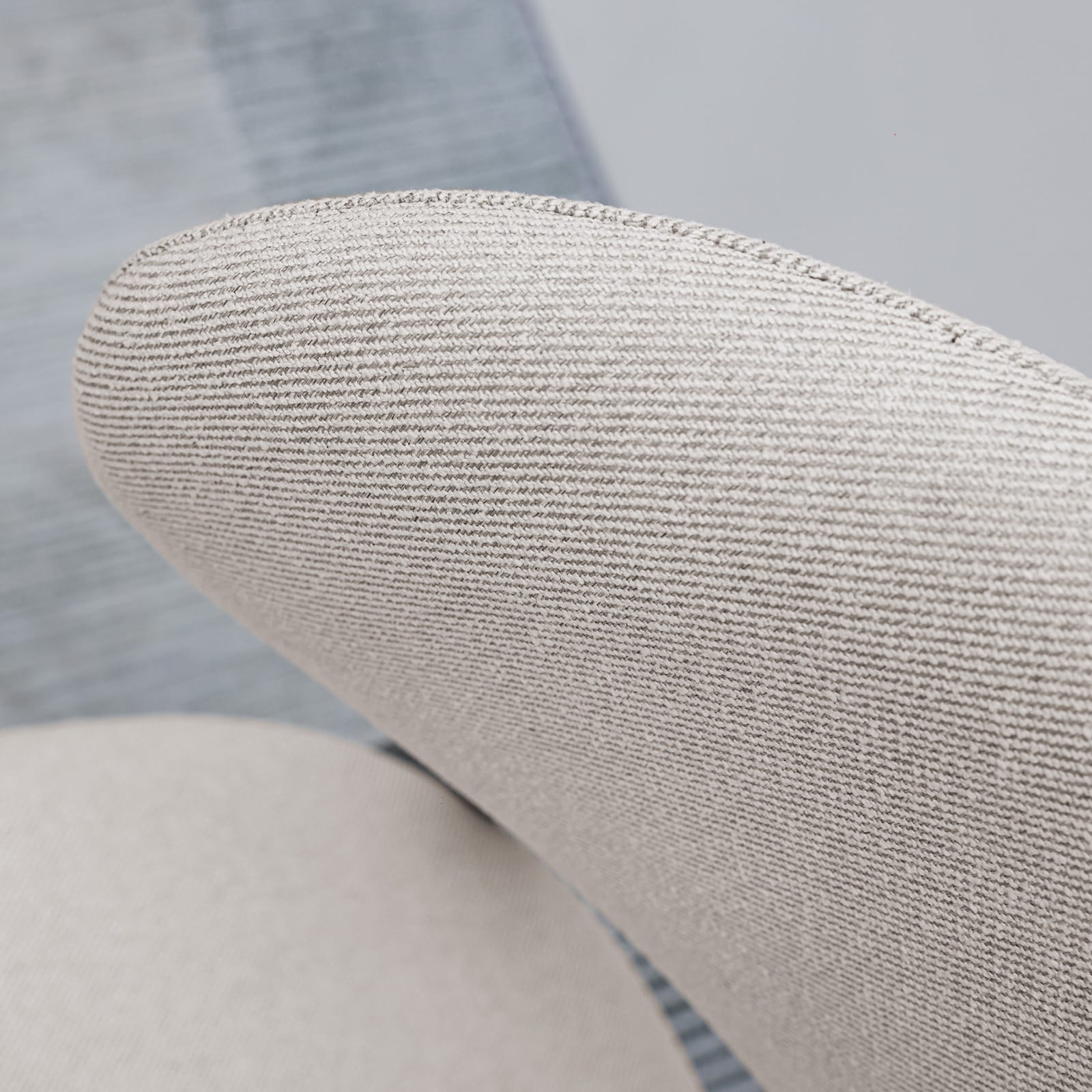 Linen Grey Cotton-Linen Fabric Upholstered Dining Chair With Black Solid Wood Legs, Armless Chair Set Of 4 For Kitchen, Restaurant, Living, Meeting Room_maomaolike.com